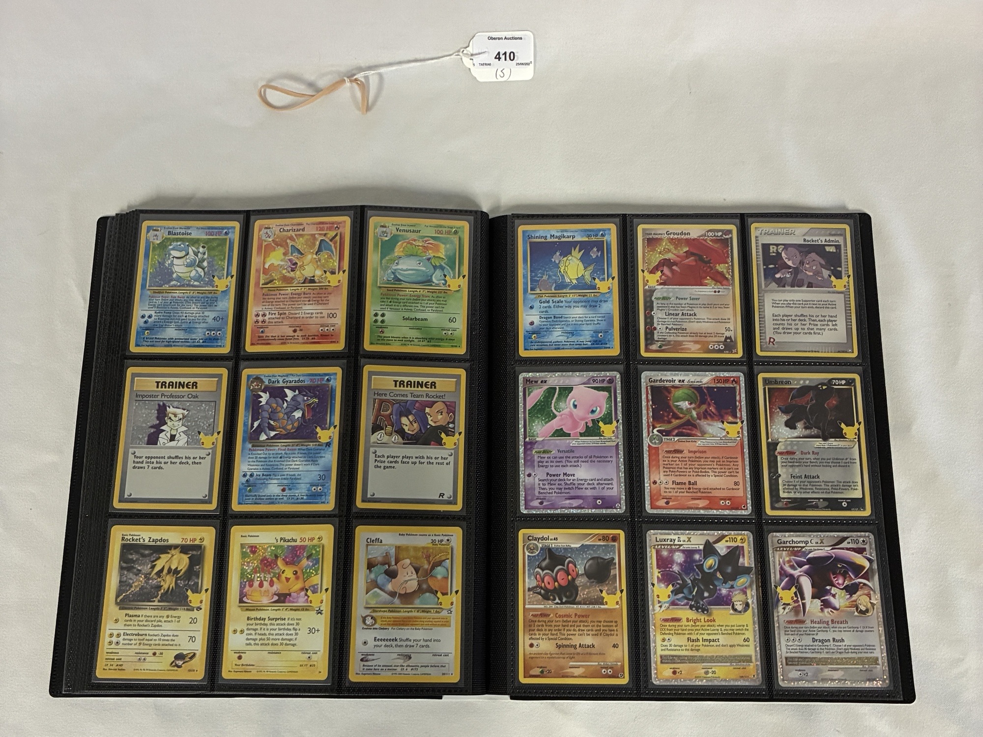 pokemon card collection for auction