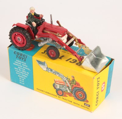Lot 38 - Corgi Toys 69 Massey-Ferguson 165 Tractor with Shovel.