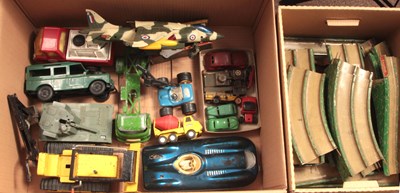 Lot 53 - Tinplate & Plastic Toys - Mixed Group of Vehicles & Items.