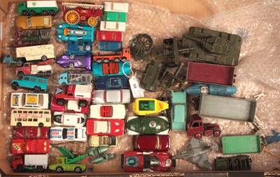 Lot 58 - Dinky, Corgi, Matchbox, Crescent & others. Mixed Group of Unboxed Vehicles.