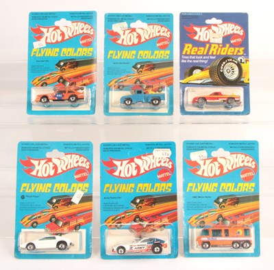 Lot 59 - Hot Wheels Flying Colors & Real Riders. Mixed Group of Vehicles.