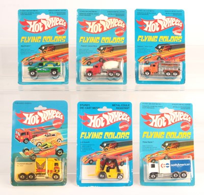 Lot 60 - Hot Wheels Flying Colors. Group of Commercial Vehicles.