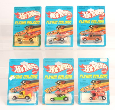 Lot 62 - Hot Wheels Flying Colors. Group of 6x Vehicles.