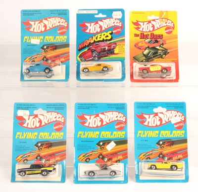 Lot 63 - Hot Wheels HiRakers, Flying Colors, The Hot Ones.