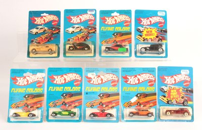 Lot 64 - Hot Wheels & Flying Colors. Group of 9x Cars.