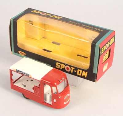 Lot 74 - Triang Spot On 122 "United Dairies" Milk Float - Red Body With White Roof.