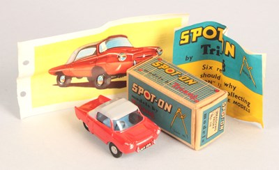Lot 75 - Triang Spot-On 119 Meadows Frisky - Two-Tone Red - Pale Grey Roof.