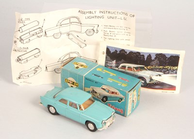 Lot 76 - Triang Spot On 157 SL Rover 3 Litre Saloon - Light Blue Body.