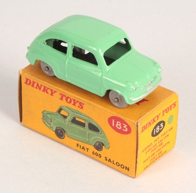 Lot 85 - Dinky Toys 183 Fiat 600 Saloon - Pale Green.