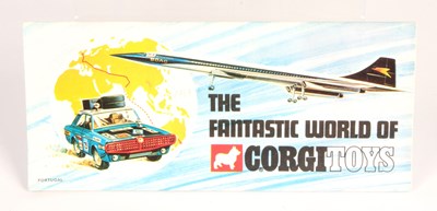 Lot 105 - Corgi Toys - The Fantastic World Of 1969 - Portugal - Full Colour Fold Out Leaflet. Rare Issue.