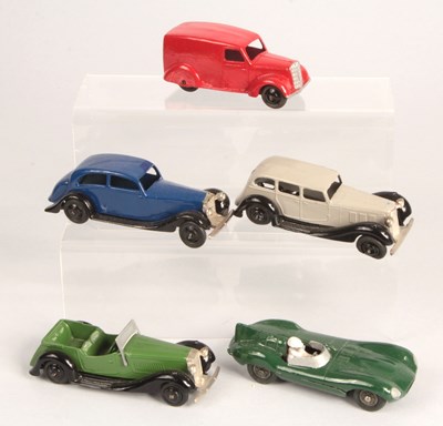 Lot 116 - Dinky Toys & Crescent Toys Group of 5 x REPAINTED & RESTORED 1940's & 1950's ISSUE MODELS.