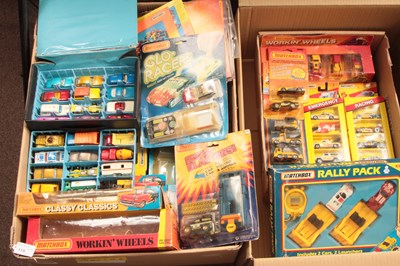 Lot 119 - Matchbox Superfast - Large qty of Vehicles, Sets & Empty Packaging.