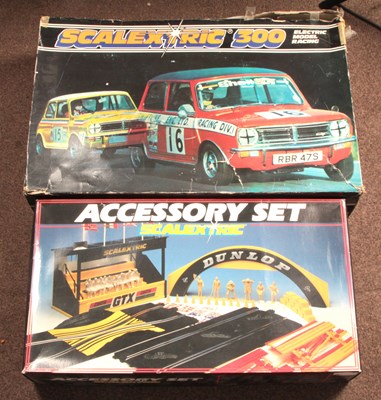 Lot 126 - Scalextric Boxed Items. Set 300 & Accessory C221.