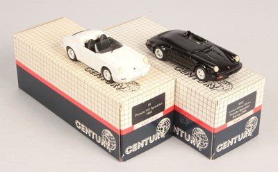 Lot 139 - Century 1/43rd - Pair of Porsche White Metal Models.
