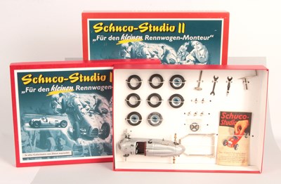 Lot 141 - Schuco Studio II 01222 Auto Union Tinplate Construction Kit