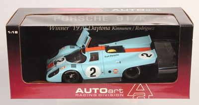 Lot 155 - Autoart Racing Division 80033 1/18th Porsche 917 "Gulf", Pale Light Blue #2