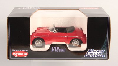 Lot 161 - Kyosho 7007 1/18th Porsche 356A / 1600 Speedster - Red.