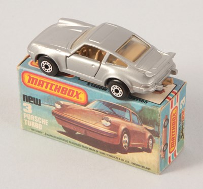 Lot 19 - Matchbox Superfast 3c Porsche 911/930 Turbo WITH RARE TAN INTERIOR & METALLIC BROWN BASE