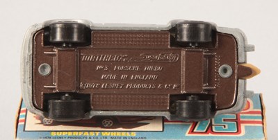 Lot 19 - Matchbox Superfast 3c Porsche 911/930 Turbo WITH RARE TAN INTERIOR & METALLIC BROWN BASE