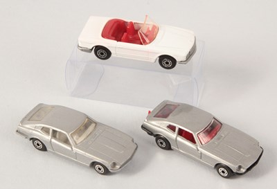 Lot 31 - Matchbox Superfast 6b Mercedes 350SL and 2 x 67c Datsun 260Z MADE IN CHINA ISSUES