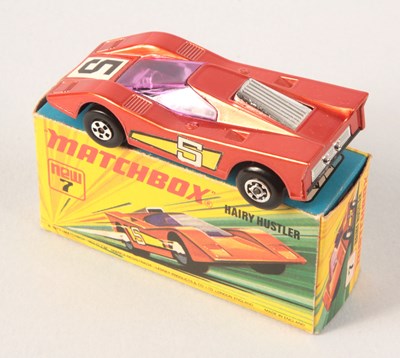 Lot 32 - Matchbox Superfast 7b Hairy Hustler RARE METALLIC CANDY ORANGE + PURPLE WINDOWS
