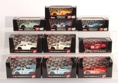 Lot 180 - Brumm - Group of Porsche 917 Race Cars.