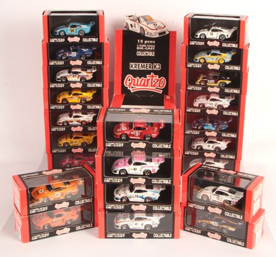 Lot 190 - Quartzo 1/43rd - Group of Porsche Kremer K3 Race Cars.