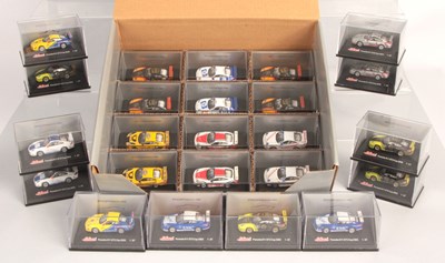 Lot 191 - Schuco 1/87th - Group of 24x Porsche 911 GT3 Cup 2003 Race Cars.