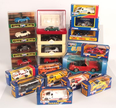Lot 194 - Corgi - Mixed group of Porsche cars.