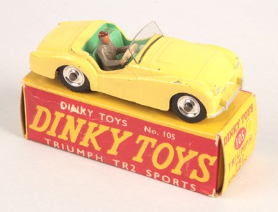Lot 308 - Dinky Toys 105 Triumph TR2 Sports