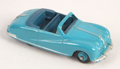 Lot 309 - Dinky Toys 106 Austin Atlantic - RARE MID BLUE BODY WITH DARK BLUE INTERIOR