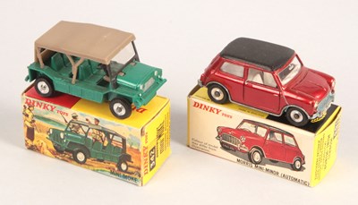 Lot 328 - Dinky Toys 183 Morris Mini Minor Automatic & 342 Austin Mini Moke