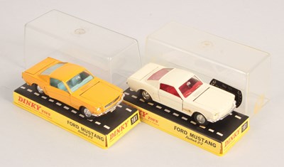 Lot 329 - Dinky Toys 2 x 161 Ford Mustang Fastback