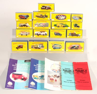 Lot 205 - Matchbox Models of Yesteryear. Group of Ltd Edition Vehicles & MICA Magazines.
