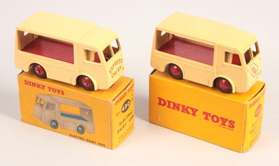 Lot 357 - Dinky Toys 2 x Electric Dairy Van - 30V/490 "Express Dairy" & 491 "N.C.B."
