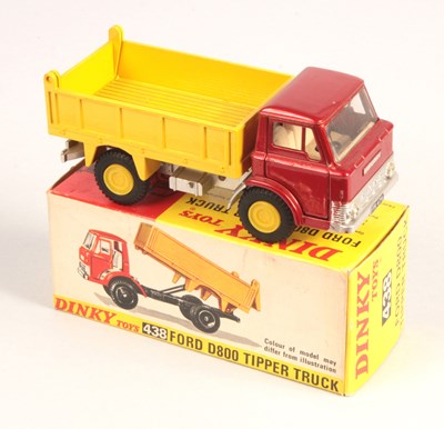 Lot 363 - Dinky Toys 438 Ford D800 Tipper Truck With Lemon Yellow Plastic Hubs