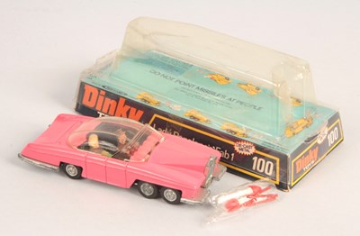 Lot 380 - Dinky Toys 100 Thunderbirds Lady Penelope's FAB1 WITH RARE BLACK INTERIOR