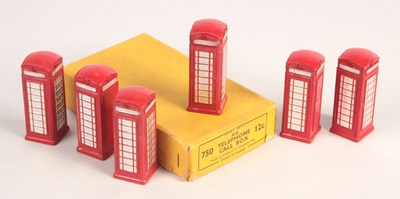 Lot 383 - Dinky Toys 12C/750 Trade Box of 6 x Telephone Call Box