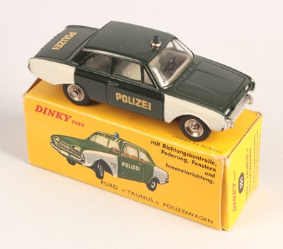 Lot 387 - French Dinky Toys 551 Ford Taunus German Police Car "Polizei"