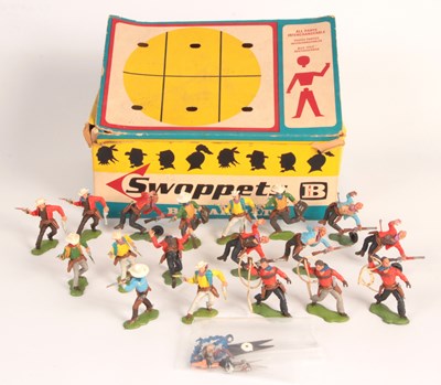 Lot 222 - Swoppets 7625 Cowboys Shop / Retailers Counter Display Box.