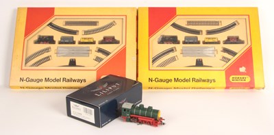 Lot 223 - Liliput & Hornby Minitrix Loco & Train Sets.