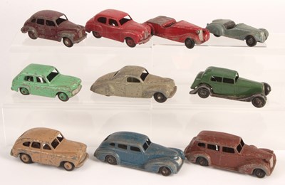 Lot 235 - Dinky Toys. Group of unboxed cars.