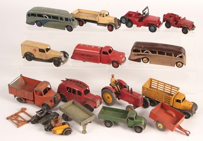 Lot 236 - Dinky Toys. Group of unboxed light commercial vehicles & other items.