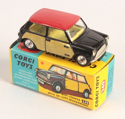 Lot 420 - Corgi Toys 249 Morris Mini Minor "Wickerwork"