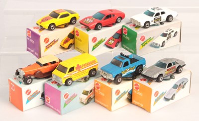 Lot 435 - Mattel Hot Wheels Group of 7 x Mebetoys European Market Flying Colors