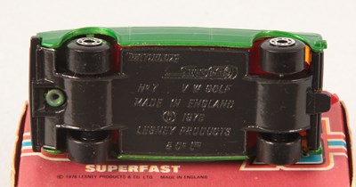 Lot 34 - Matchbox Superfast 7c Volkswagen Golf RARE RED INTERIOR, CHARCOAL GREY BASE