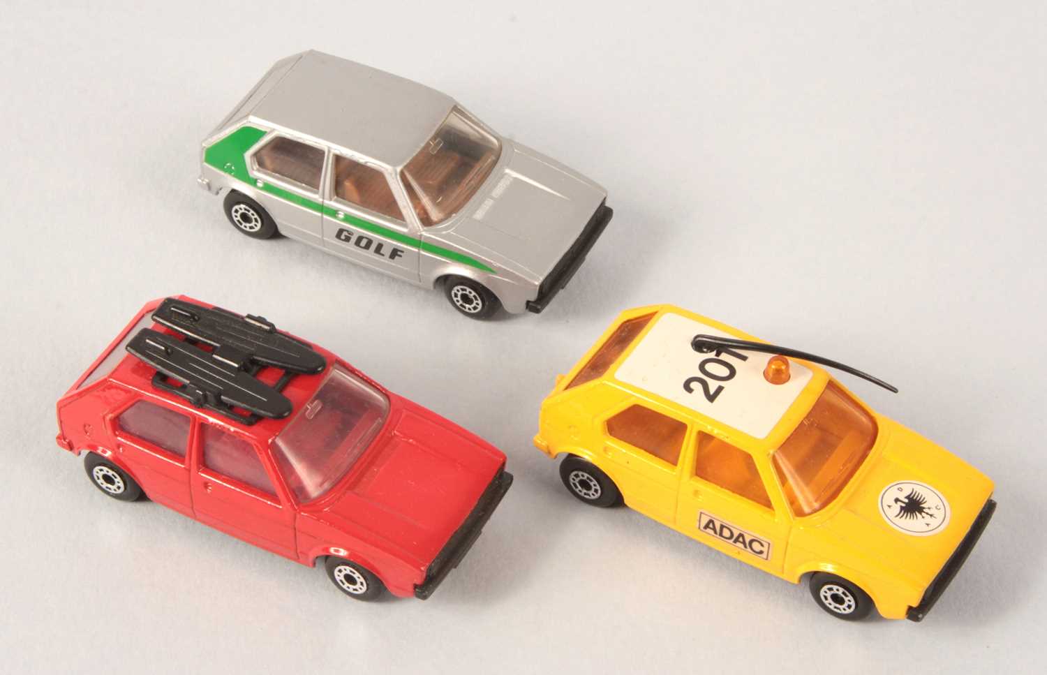 Lot 35 - Matchbox Superfast 3 x 7c Volkswagen Golf Variations