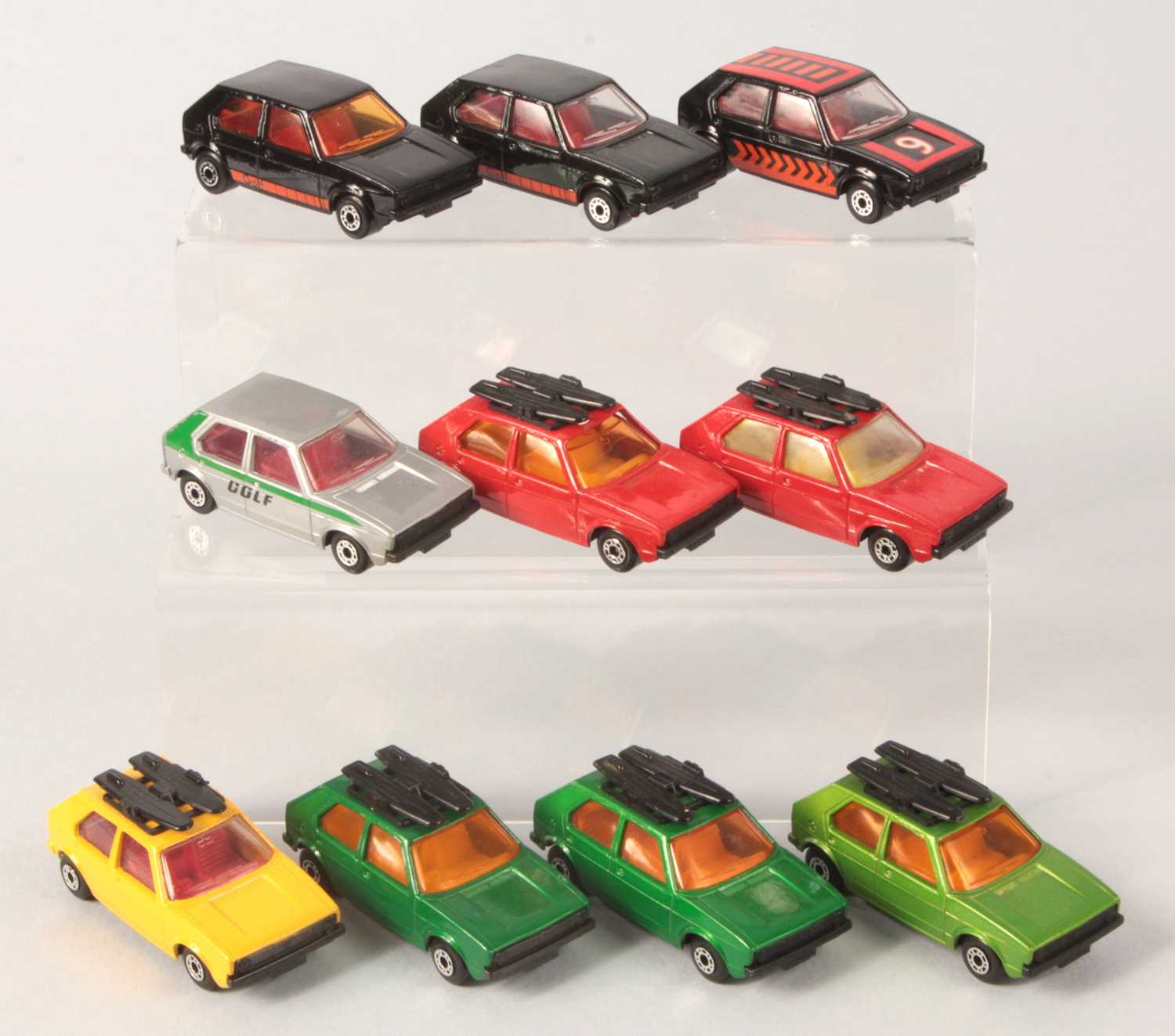 Lot 36 - Matchbox Superfast 10 x 7c Volkswagen Golf INCLUDING SOME HARDER TO FIND VARIATIONS