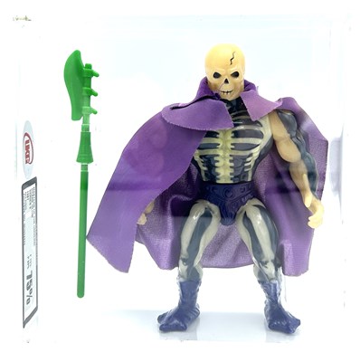 Lot 129 - Mattel Vintage Masters of the Universe Scare Glow Series 6 1987 No COO - UKG Graded 75% 75/80.