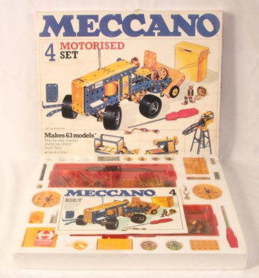 Lot 259 - Meccano 07504 Motorised Set 4 - Contents Still Factory Cellophane Sealed.